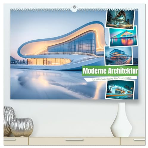 Moderne Architektur (hochwertiger Premium Wandkalender 2026 DIN A2 quer), Kunstdruck in Hochglanz: Moderne Architektur ist ein dynamisches und ... Funktionen umfasst. (CALVENDO Technologie)
