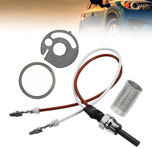 Inscrip Glühkerzensatz, Standheizung Keramik Glühkerzen-Set, DC 12V, Glühkerzen-Bildschirm und Auto Luft Diesel Dichtung, für Eberspacher Hydronic D4WS, 5WZ, D5WS, D5WSC