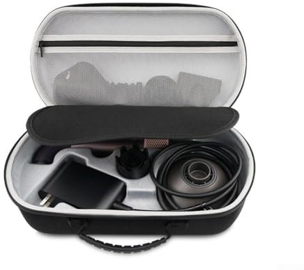Custodia portatile in EVA per il trasporto di asciugacapelli, borsa portatile da viaggio in EVA, per asciugacapelli Dyson Supersonic-r elegante, 39 x 21 x 12 cm (nera)