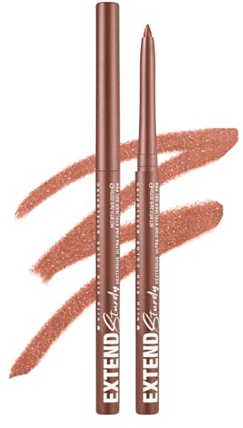 Eyeliner Wasserfest, Bronze Creme Eyelinerstift mit Metallic Finish, Langlebig & Wischfest Kajalstift, Matt Drehstift Lidstrich Stift, Glitzer Braun Lidschattenstift, Hochpigmentiert Augen Make Up Pen