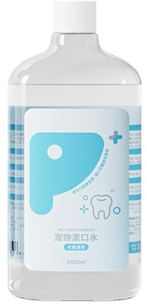 Hundemundspülung 300ml Wasserzusatz ohne Bürsten Atemerfrischer für Hygiene Zahnfleischpflege Zahnpflege Hund Welpe Katze Tierpflege Routine