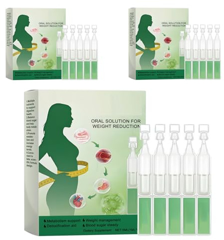 Orale Flüssigkeit zum Abnehmen, Abnehmen Tropfen zum Trinken, Orale Lösung, Weight Loss Drops, Fettverbrenner, Fatburner, Bauchfett Schnell Loswerden, Bauch Weg, Fat Burner, Body Slim Drops, 3 Stück