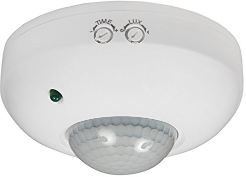 McShine - Infrarot Bewegungsmelder | LX-362 | 360° Bewegungssensor 1000W Präsenzmelder Aufputzmontage für LED innen geeignet IP20 Reichweite 6m, weiß