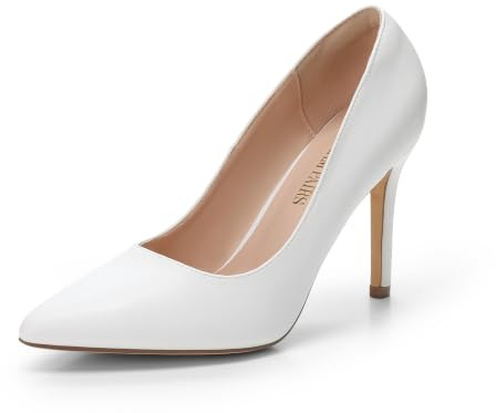 DREAM PAIRS Damen High Heels | Spitzschuh Pumps für Hochzeit Brautschuhe Party
