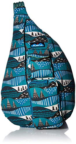 KAVU Zaino con Tracolla in Corda, per Adulti, Taglia Unica, Donna, 923, Winterscape, Taglia Unica