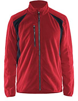 Blaklader 47302510 FLEECE-JACKET, Rot/ Schwarz, grootte XL