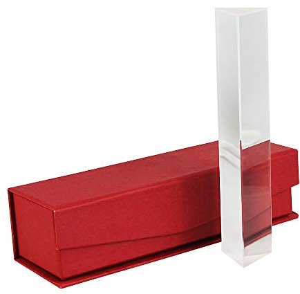 CODIRATO 15cm Kristall Prisma Licht Prisma Optischen Prisma Dreieckigen Prisma zum Unterrichten von Lichtspektrum Physik, Prisma Fotografie(15cm*3cm*3cm)