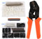 Dechengbao Kit crimpatrice a cricchetto con 1550 connettori da 2,54 mm e 760 connettori da 2,54 mm 3,96 mm, ecc JST-XH per AWG 26-20 (0,1-0,5 mm2)