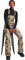 Burton Women's Standard Avalon Bib Pant, Multicolor, Medium