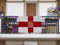 Oedim Bandera de Almería Sin Palo | 150x85cm | Reforzada y con Pespuntes | Bandera con 4 Lazos y Resistente al Agua