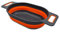 SAMMART Over The Sink Oval Colander (Grey/Orange, 1)