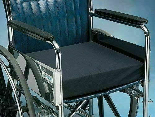 BUY ALL HERE Pressure relief Orthopaedic Seat Cushion, for Spine Health Lower Back Pain and Sciatica Tailbone -Office Chair, Car Seat, Wheelchair - Water proof PU Cover - Black 18 x 16 x 4''