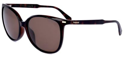Polaroid Pld 4125/g/s 086/SP HAVANA Sunglasses Women's Injected, Standard, 57