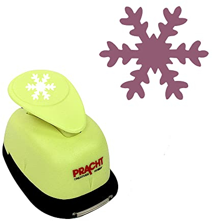 Pracht Creatives Hobby Motivstanzer Jumbostanzer Eiskristall 25 mm Motivlocher, Papierstanzer