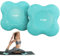 Yes4All Rodillera gruesa antideslizante para yoga, turquesa y verde neo