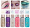 Owelth 6 Colori Gel Glitter Viso, Brillantini Body Trucco Make Up Gel, Glitter Corpo Capelli Unghie Occhi per Party Festival Festa Decorazione, Lunga Durata Scintillante