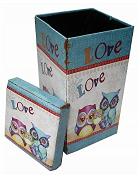 Biscottini Sitzsack für Kinder und Erwachsene, 33 x 60 x 33 cm, wiederverschließbare Aufbewahrungsboxen mit Deckel | Sitzsack quadratisch mit Dekor