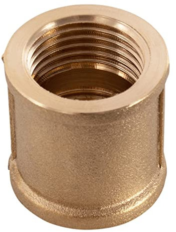 Sanitop-Wingenroth Muffe mit Typ 1 '' IG | Fitting mit zwei Innengewinden | Doppelanschluss | Gewindefitting für Feininstallation | Messing |161572