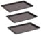 3PCS Non-Stick Baking Tray for Oven, Premium Oven Tray 32x23 cm Durable Cookie Tray for Cooking and Roasting