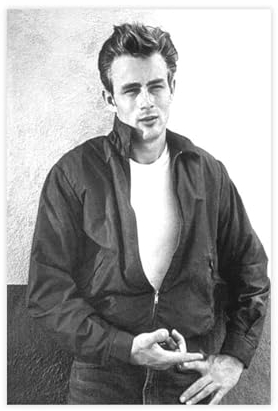 ZOLULA James Dean – Retro-Poster, Leinwand, Poster, Schlafzimmer, Dekoration, Sport, Landschaft, Büro, Raumdekoration, Geschenk, ungerahmt, 30 x 45 cm