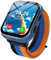 PTHTECHUS Smartwatch Kinder 4G, Kinderuhr Telefon mit Anruffunktion, mehrere Desktop-Stile zur Auswahl, Zwei-Wege-Anrufe, Kamera, MP3, SOS, Lernkarte, Geschenk für Jungen Mädchen (Blau)