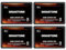 Gigastone Home NAS SSD 4TB (4er-Pack) 24/7 Dauerhaft Hohe Dauerhaltbarkeit Persönlicher Server Cloud Datenspeicher RAID 3D NAND 2,5 Zoll SATA III Interne Solid State Festplatten
