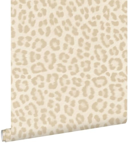 Esta Home Tapete Leopardenmuster Beige 53 cm x 10.05 m