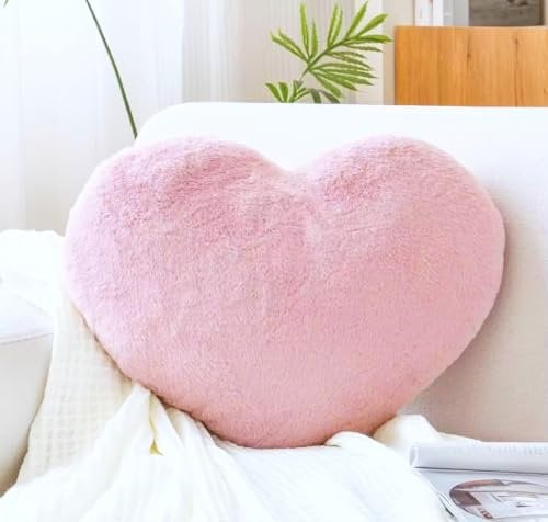 HomeRelax&Style Lavendel Wärmekissen » Körnerkissen » Heizkissen für die Mikrowelle » Herzkissen 25 x 20 cm mit Lavendel Duft (Rosa)