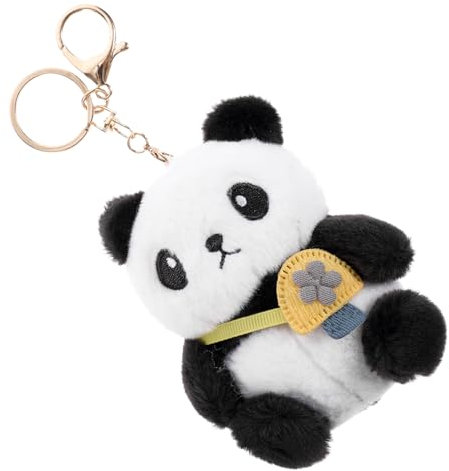 Parliky Panda-Schlüsselanhänger Plüschtiere Kätzchenspielzeug schlüsselanhänger tier schlüsselanhänger plüsch Schlüsselanhänger mit Panda-Anhänger Plüsch Schlüsselanhänger PP Baumwolle