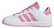 adidas Unisex Kinder Grand Court Lifestyle Tennis Lace-Up Shoes Schuhe, FTWR White/Bliss pink/core Black