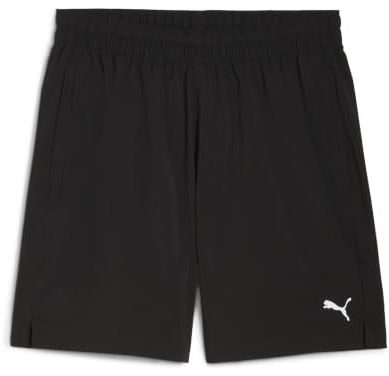 PUMA Unisex M Tad Foundations 7 Woven W/Zip Pockets Gewebte Shorts, Puma Schwarz, 3XL EU