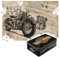 Nostalgic-Art Retro Puzzle 1000 Teile, 68 x 48 cm, Route 66 – Bike Map H-D Genuine – Geschenk-Idee für Amerika-Fans, für Erwachsene, in Vintage-Metalldose als Geschenkverpackung