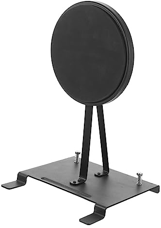 Abaodam Einzel Fußdrum Pedal Übungsmatte aus Verschleißfestem Material Schwarz Schlagzeugzubehör zum Trommelfellschutz und Klangverbesserung bei Bassdrum