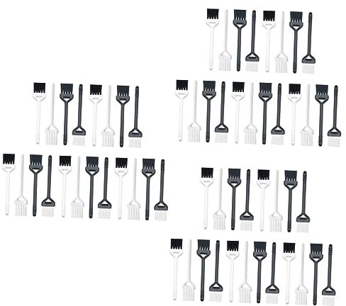 Housoutil 3 Sätze Rasierpinsel Elektronischer Reiniger Tragbare Haarbürste Kaffeemühlenreiniger Multifunktionale Bürste Mini-computerbürste Elektrische Rasierbürste Abs 20 Stück * 3