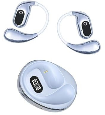 Casque de traduction, casque Bluetooth sans fil, traducteur de langue Ai, prend en charge 75 langues (bleu)