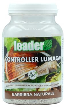 LEADER, Controller Lumaca, A Base Di Sepiolite Con Elevato Potere Assorbente, Allontana Lumache e Limacce Rendendo Il Terreno Sfavorevole, Prodotto Naturale Di Origine Minerale, Formato 1 Kg