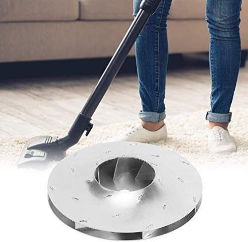 Aluminum Vacuum Cleaner Motor Rotating Fan Blade Replacement, Silver Fan Blade for Household Vacuum Cleaner Parts