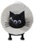 Phyachelo Katzen-Rollenhalter, Toilettenpapierhalter, Badezimmer-Set, Papierhandtuchrollen-Aufbewahrung, Süße Badezimmer-Dekoration