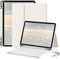 JKSMLKeyboard Case for iPad (A16)11th Gen 11 inch 2025 & iPad 10th Gen 10.9 inch 2022 with Holder | Detachable Bluetooth Wireless Keyboard | Soft TPU Back Shell | Auto Sleep/Wake (White Creme)
