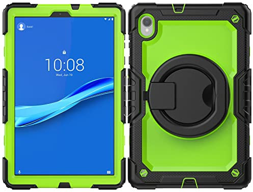 Bolsas y fundas para tabletas y PC Compatible con Lenovo Tab M10 Plus 10.3 pulgadas 2020 2nd Gen/K10 10.3 TB-X606F/TB-X606X/TB-X6C6F/TB-X6C6X Funda con protector de pantalla, funda de silicona resist