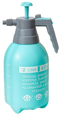 Spray De Presión Manual De 2 Litros - Rociador De La Bomba Para Riego De Plantas | Rociador De Jardín | Averolador De Bomba Para La Preparación Del Automóvil | Botella De Spray De Impresión Con Boquil