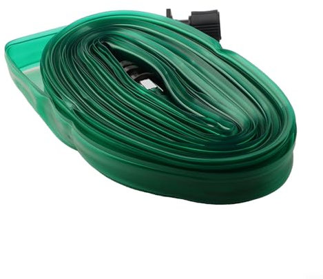 Tubo piatto resistente alle perdite per innaffiare arbusti, alberi, fiori e verdure da giardino (7,5 m)