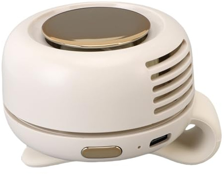 NOENNULL Ventilatore a Spalla Ricaricabile Portatile, Ventilatore Silenzioso a 3 Velocità per Avventure all'aperto, Ufficio Domestico | Ventilatore da Borsa Compatto, Adatto per Viaggi. Materiale: ABS