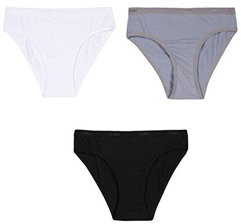 DIM Culotte Fille Les Pockets Coton EcoDIM Doux et Confortable x3, Blanc, 12 ans