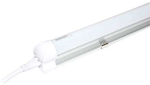 LOWENERGIE 900mm 3ft Integrated LED Tube Light,6000K Day White,Clear Cover, Energy Saving, Fluorescent Lighting Replacement, Direct Ceiling Mounting