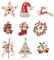 SUPVOX 9er Set Kristall Weihnachtsanhänger Schmuck Kollektion Festliche Accessoires Geschenkidee Damen Teenager