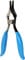 BRILLIANT TOOLS BT526004 Pince plate à extraire les durites [Powered by KS TOOLS], Bleu/ Noir
