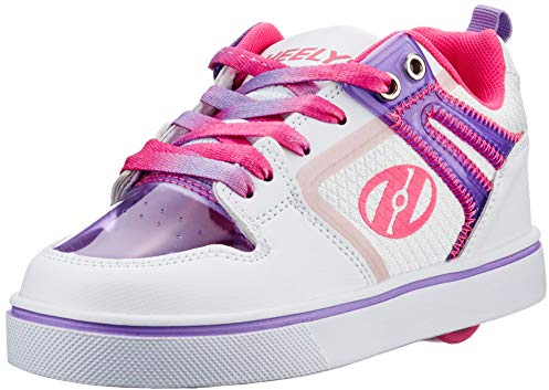 Heelys Damen Motion 2.0 Schuhe mit Rollen, Weiß Rosa Lavendel, 40.5 EU