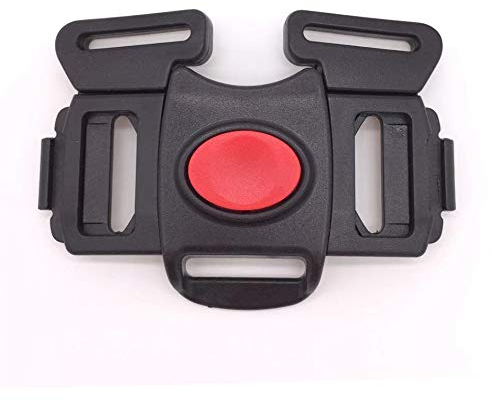 Fitzulam Gurt Kunststoffschnallen für Kinderwagen/Hochstuhl 5-Punkt Sicherheitsgurt 25mm Clip