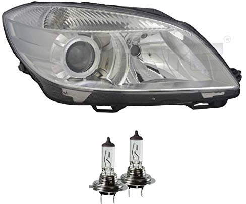 EISENFELS Bundle Set 70771419 Scheinwerfer links + Leuchtmittel H7 Classic für Fabia II 542
